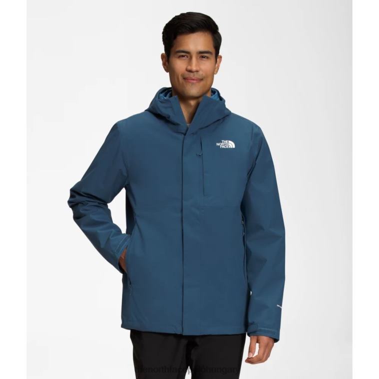 6T08T4259 árnyékos kék The North Face férfi carto triclimate kabát