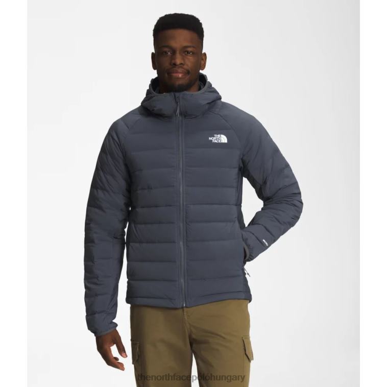 6T08T5186 szürke The North Face férfi belleview nyúlik le kapucnis