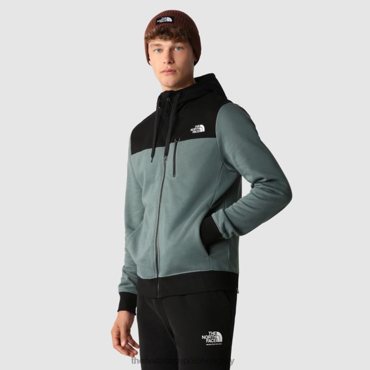 6T08T228 balsmgrn The North Face férfi tech új csúcs polár pulóver