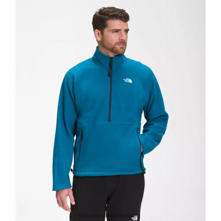 6T08T4304 banff kék The North Face férfi tka hozzáállás cipzáras gyapjú