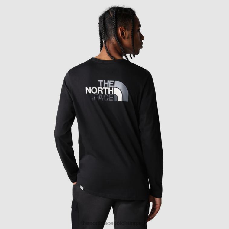 6T08T11 szürke The North Face férfi könnyű hosszú ujjú póló