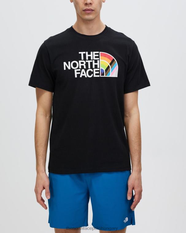 6T08T7218 fekete The North Face Pride rövid ujjú póló új