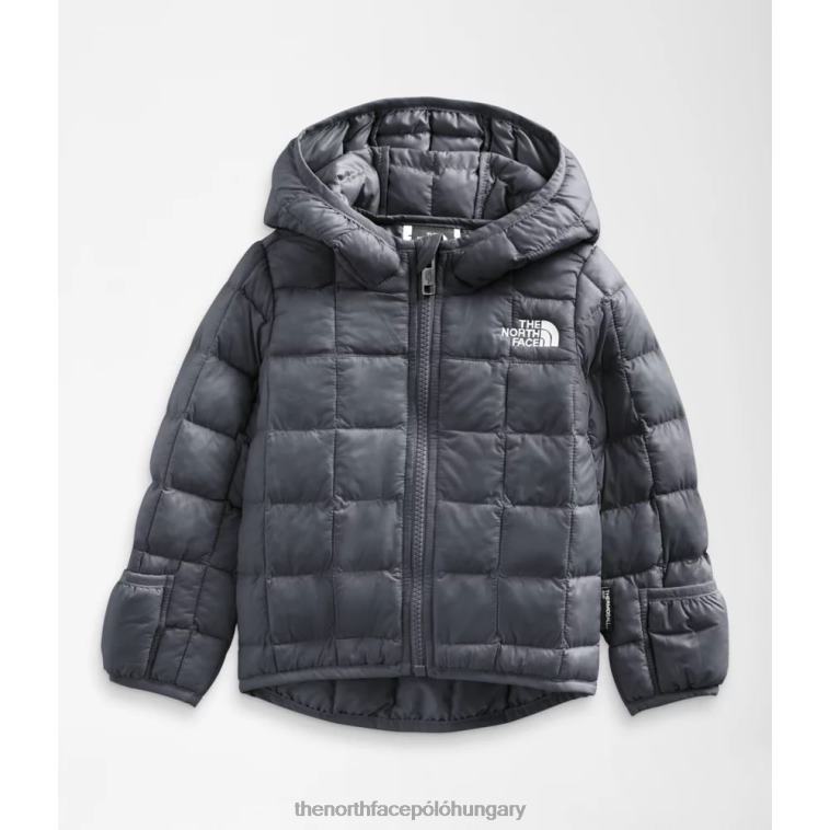 6T08T5982 szürke The North Face baby thermoball kapucnis kabát