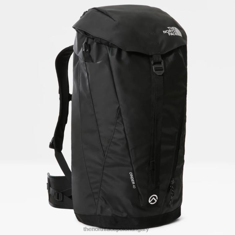 6T08T708 fekete örvény The North Face cinder hátizsák