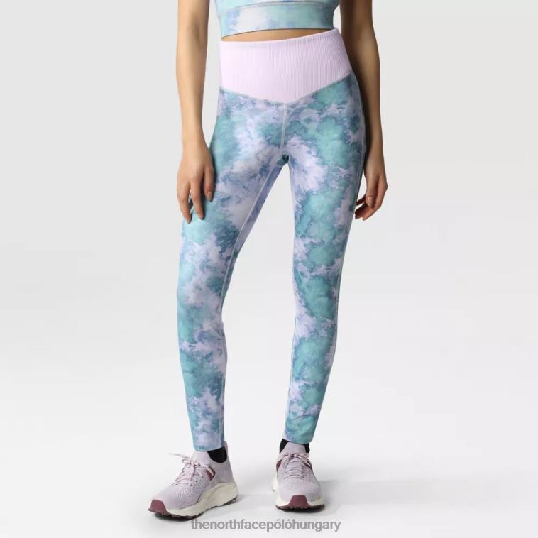 6T08T1456 levendula köd The North Face női nyomott dune sky 7/8 leggings