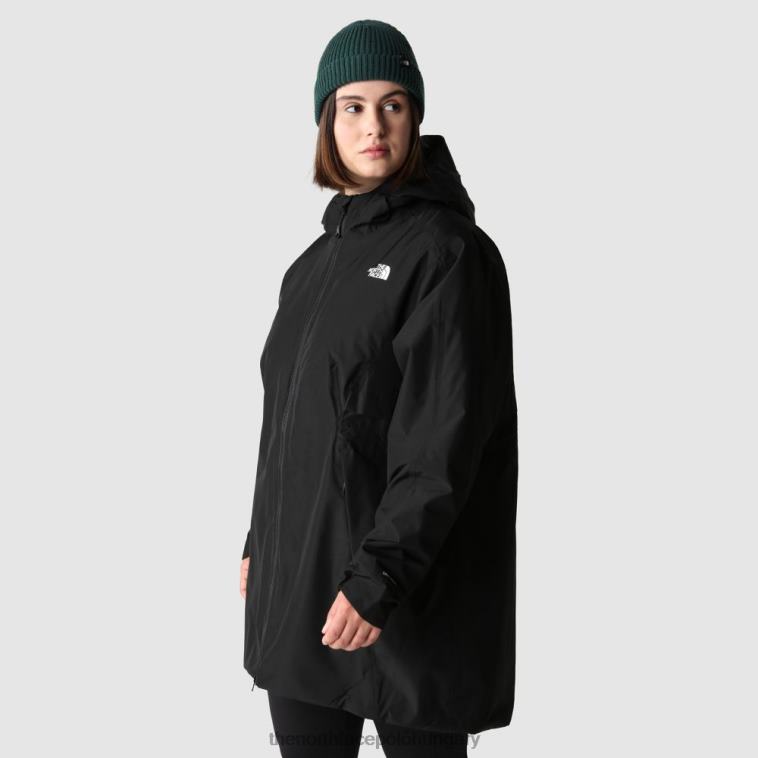 6T08T2214 fekete The North Face női molett hikesteller szigetelt parka