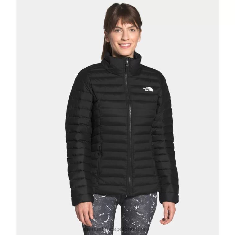 6T08T3490 fekete The North Face női feszített kabát