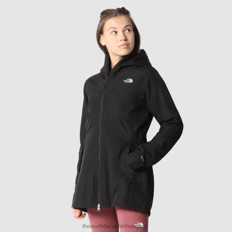 6T08T85 fekete The North Face női hikesteller parka kagylódzseki